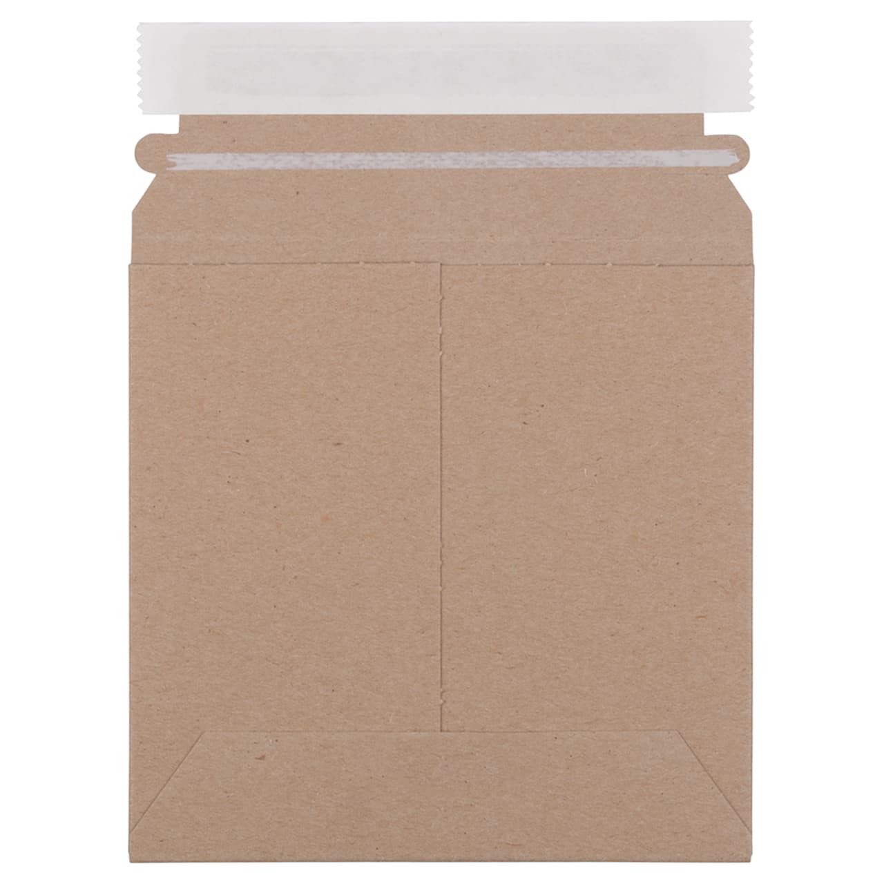 JAM Paper 6" x 6" Brown Kraft Flat Photo Mailer Peel & Seal Closure Envelopes, 6ct.